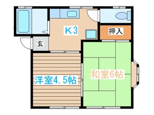 ＡＰモガミの物件間取画像